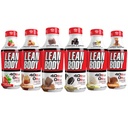 Lean Body Ready-to-Drink Protein Shake Variety Pack – 6 Flavors Assorted – 40g Protein – 14 fl oz Bottles – 6 Pack