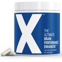 X - Nihai Beyin Performansı Yenilikçi - Dünyanın En Güçlü Beyin Tamam Kapsülü - Focus, Energy, Memory, Concentration, Verimlilik - Bilim tarafından Geri Döndü - Nootropic Stack