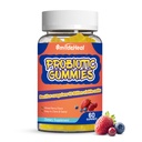 Probiotic Gummies for Digestive Health - 10 Billion CFU Bacillus Coagulans - Vegan & Non-GMO - Immune & Digestive Support for Men & Women - Strawberry & Mixed Berry Flavor, 60 Count