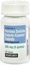 Ferrous Sulfate 325 mg - 100 Tablets
