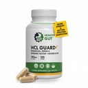 Sağlıklı Gut HCL Guard+ | Sağlıklı Digestive Function | Betaine,, Organik Ginger Root, DGL ve Pepsin | 60 Hizmetler