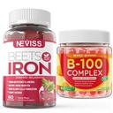 Sugar Free Iron Gummies+Vitamin B100 Kompleksi