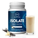 MRM Beslenme Isolate Whey proteini | Vanilla Flavored | 24g protein | BCAAs + Glutamine | Digestive Enzymes | Hormon + Antibiyotik Free | 29 Servisler