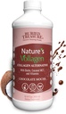 Buried Treasure Nature's Vollagen – 2000mg Vollagen Complex, Skin, Hair, and Joint Health, 100% Plant-Based, Gluten-Free, Soy-Free, Dairy-Free, Chocolate Mocha Flavor, 16oz Liquid