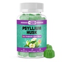 Psyllium Husk Gummies with Inulin Chia, 3 Prebiotic Fiber Supplement for Digestive Health and Regularity, 60 Count