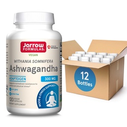 Jarrow Formulas Ashwagandha 300 mg - 120 Veggie Capsules - Genel Sağlık ve Fatigue Direnişi - Tamam Destekler Endurance, Kas Recovery & Cognitive Health - 60 Hizmetler (Pazar 12)