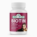 New Life Biotin 10,000mg, Hair Support, 60 Veg Capsules 60 Capsules
