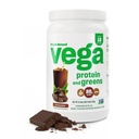 Vega Protein ve Yeşiller Protein Toz Çikolatası (19 Hizmetler) - 20g Plant Temel Protein Plus Veggies, Vegan, GMO, Pea Protein for Women and Men, 1.4lb (Piking May Vary)