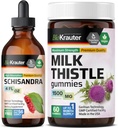 BIO KRAUTER Schisandra Tincture 4 Fl. Oz. & Milk Butle 60 Gummies