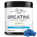 Kas Kre Kre Krepure Kreatine Monohidrat Toz, Vegan Hua Friendly Gluten-Free, Muscle Recovery Supplement ve Kas Büyüme için Kreatine, Flavored Kretine, Natural Blue Raspberry, 300g
