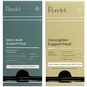 Perelel Conception Support Pack & Men's Multi Support Pack, Prenatal Multivitamin for Fertility Wellness & Daily Multivitamin for Men's Wellness, 60 Daily Pill Packs