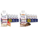 Ensure Max Protein Nutrition Shake with 30g Protein, Cherry Cheesecake & Cafe Mocha Flavors, Pack of 12, 11 fl oz