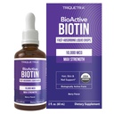 Kadınlar için Triquetra Sağlık Biotin Saç Destek - Organik 1000006 USP Grade - Yüksek Absorpsiyon için Premium Sıvı Supplement - Sağlıklı Saç, Cilt & Nails - Berry Flavor - 180 Hizmet - 2 oz
