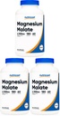 Nutricost Magnesium Malate 2,100mg, 180 Capsules - Vegetarian, Non-GMO, Gluten Free (Pack of 3)