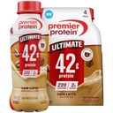 Premier Protein ULTIMATE High Protein Shake, 42g Protein, 2g Sugar, Café Latte, 14 fl oz (4 Pack)