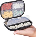 Sukuos Seyahat Pill, Double Lock ile haftalık olarak, Portatif Pill Box ile Büyük 7 Karşılaştırmalı, Havali Günlük Tıp Davası, Vitaminler/Fish Oils /Supplements/Fish Oils /Supplements /