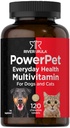 Horbäach Multivitamin for Dogs and Cats | 120 Chewable Tabletler | Pet Health Support Supplement | Non-GMO & Gluten Free | by River & RULA