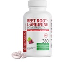 Bronson Beet Root + L-Arginine Nitric Oksit Prodüksiyon - Non-GMO, 360 Vegetarian Capsules