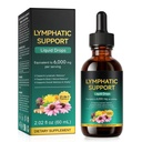 Lymphatic Drainage Drops 21-in-1 | 6000mg Herbal Blend | Lymph System Support Supplement | with Echinacea, Dandelion, Burdock, Calendula, Turmeric & More | for Women & Men | 60ml