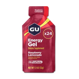 GU Energy, Original Energy Gels, Raspberry Lemonade - 24 Count