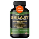Gade Nutrition Pure Himalayan Organic - Shilajit Capsules - Premium Shilajit for Men and Women - with Ashwagandha Ginseng Cordyceps Mushroom Ginkgo Biloba Turmeric and Stinging Nettle - Made in USA