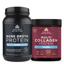 Eski Beslenme Kemik Broth protein Toz, Vanilla, 40 Hizmet + Çok Kolajn Protein Toz, Vanilla, 60 Hizmetler