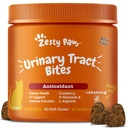 Zesty Paws Cranberry Urinary Tract Bites for Cats - Kidney & Urinary Tract Health - Soft Chews with D-Mannose, B6 & L-Arginine - Immun Count & Gut Support - Bacon - 60