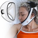 Chin Strap for Sleeping by Primesiesta | CPAP Chin Strap in 2 Sizes | Corrects jaw position, improves airflow, breathable stretch fit, white, for CPAP users