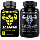 Prime Labs Kretine Monohidrat (120 ct) + L Glutamine (180 ct)
