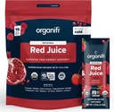 Organifi Red Juice - Energy Powder Reduces Afternoon Crashes and Boosts Digestion and Immune System, 15 Go Packets