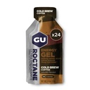 GU Energy Roctane Ultra Endurance Energy Gel, Vegan, Gluten-Free, Kosher ve Dairy-Free On-Go Sports Nutrition for Run, Biking, Hiking veya Skiing, Cold Brew 2X Caffeine (24 Packets)
