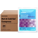 McKesson Cold and Hot Compress Reusable Gel Ice Hot Packs, 4.75 x 6 in