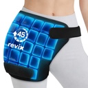 REVIX Hip Ice Pack Wrap for Sciatica & Hip Replacement, 45-Min Cold Therapy