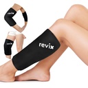 REVIX Calf Ice Packs Sleeve for Shin Splint Relief, Reusable Gel Pack