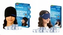 IceBeanie Migraine Relief Cap + IceShades Cooling Gel Eye Mask Black + Blue Bundle – Headache, Migraine & Tension Relief, Hangover Recovery, Reusable Cold Gel Pack for Head & Eyes