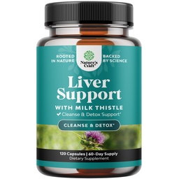 Natures Craft Liver Cleanse Detox & 120 Tamir Capsules - Herbal Liver Support Milk Butle Supplement - Silymarin Milk Butle Supplements with Dandelion Root, Choline, Beetroot & Artichoke Tür