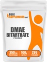 BulkSupplements.com DMAE Bitartrate Toz - Ditilaminool Bitartrate, DMAE Supplement - Unflavored & Gluten Free, 350 mg per Service, 100g (3.5 oz) (Pazar 1)
