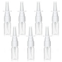 Giantree 7 Pcs Nasal Spray Bottle, 10ML Clear Small Empty Nose Spray Bottle Reusable Fine Mist Sprayers for Travel Saline Essential Oils