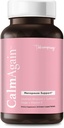 BB Company CalmAgain for Menopause Anxiousness, Mood Balance for Women | Stay Calm, Lower Cortisol, Fewer Mood Swings | Siberian Rhubarb, Sage, Saffron | Menopause Relief | 30 Ct