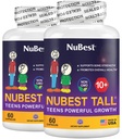 NuEn İyi Uzun 10+ - Gelişmiş Bone Strength Formula - Destekler Immunity, Health Development & Optimal Wellness - Çocuklar için (10+) & Milk Daily'i İçen Gençler - Pack 2 | 2 Ay Supply