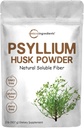Micro Ingredients Psyllium Husk Powder, 2lbs (32oz) | Daily Soluble Fiber Supplement | India Origin | Natural Prebiotics & Probiotics | Supports Digestive Health|Non-GMO, Keto Friendly, Vegan