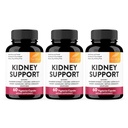 Sandhu's Kidney Cleanse Detox & Repair Support Supplement for Men and Women | with Cranberry Extract | Helps Support Kidney & Urinary Tract Health | 60 Vegetarian Capsules (Pack of 3)