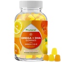 DHA Omega 3 Gummies for Adults - Delicious Flaxseed for Brain Omega 3 6 9 Supplement for Inflammation, Energy & Insulin - Vegetarian Essential Fatty Acid Supplements for Immune Support - 60 Count