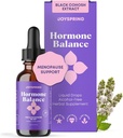 JoySpring Hormone Balance for Women | Natural Menopause Supplements with Black Cohosh | Supports Hot Flash Relief & PMS Relief for Menstrual Herbal Support