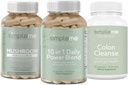 SIMP Sea Moss Capsules 10'u 1 Power Mix ve Colon Cleanse Detox ve Multi-Mushroom Supplement Sche'ı Immune Health geliştirmek için Immune Health