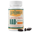 800 mg Liposomal NAD+ Nicotinamid Riboside 200 mg ile birlikte, Trans-Resveratrol 100 mg - DNA onarımı için True NAD Supplement, Sağlıklı Ağlama, Beyin Fonksiyonu - 60 Gün Supply