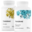 THORNE - Immune Support Combo - Sağlıklı Immune Function için D3 & Vitamin C Mix - 30 ila 90 Hizmetler