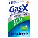Gaz-X Ekstra Kuvvetli Gaz Yardımı, Simethicone 125 mg ile Bloating Relief - 72 Kont