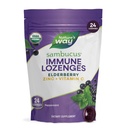 Nature's Way Sambucus Zinc Lozenges with Elderberry and Vitamin C, Peppermint Flavored, 24 Lozenges