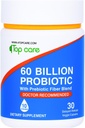 Probiotics 60 Billion CFU - 10 Strains + Organic Prebiotics - Immune, Digestive & Gut Health - Supports Occasional Constipation, Diarrhea, Gas & Bloating - for Women & Men - 30ct